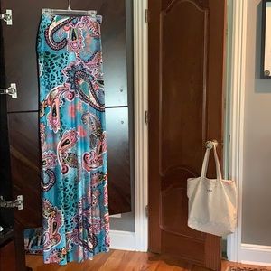 Long Fold Over Skirt